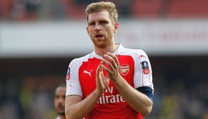 Bereits in der vergangenen Spielzeit führte Per Mertesacker den FC Arsenal öfters als Kapitän an