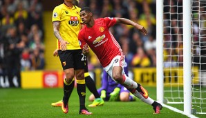 Marcus Rashford bietet sich bei Manchester United als Zehner an