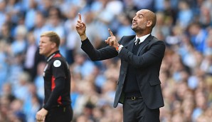 Pep Guardiola gewann mit City gegen Bornemouth