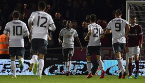 Marcus Rashford machte mit seinem Treffer gegen Northampton den Sack zu