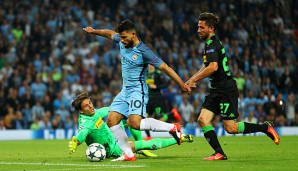 Sergio Agüero ist von den gegnerischen Abwehrspielern aktuell nicht zu halten