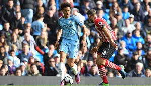 Manchester City hat gegen Southampton Unentschieden gespielt