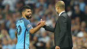 Pep Guardiola will von einem Wechsel von Sergio Agüero nichts wissen