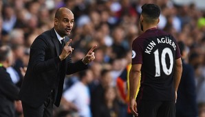 Pep Guardiola ist nicht verwundert über die Kritik an Sergio Aguero