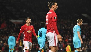 Zlatan Ibrahimovic und Henrikh Mkhitaryan spielen seit Sommer bei United