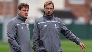 Jürgen Klopp mit seinem Co-Trainer Peter Krawietz