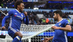 Willian und Diego Costa drehten die Partie gegen Manchester City