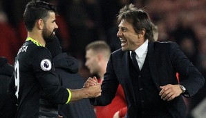 Antonio Conte ist über die Disziplin-Steigerung von Diego Costa froh