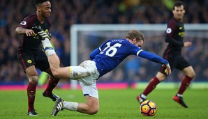 Tom Davies machte gegen City ein überragendes Spieöl