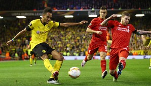 Pierre-Emerick Aubameyang traf in der Europa League bereits auf den FC Liverpool