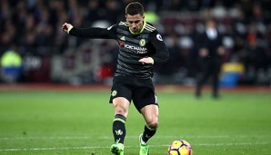 Eden Hazard liegt mit dem FC Chelsea an der Tabellenspitze der Premier League