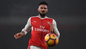 Olivier Giroud hat aktuell keinen Stammplatz beim FC Arsenal