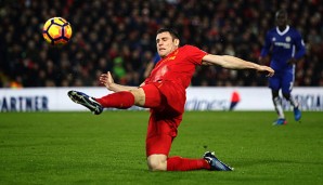 James Milner ist immer mit vollem Einsatz dabei