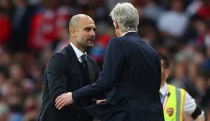 Pep Guardiola und Arsene Wenger trainieren Manchester City und den FC Arsenal