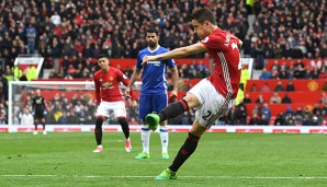 Ander Herrera erzielte den zweiten Treffer für Manchester United