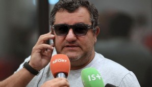 Mino Raiola darf sich im Fall Paul Pogba über fast 50 Millionen Euro Einnahmen freuen