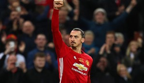 Zlatan Ibrahimovic spielt seit 2016 für Manchester United