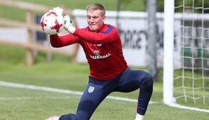 Mit seinen starken Leitungen erspielte sich Keeper Jordan Pickford auch einen Platz in der englischen U21