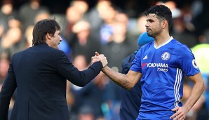 Antonio Conte und Diego Costa gehen in Zukunft getrennte Wege