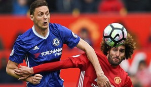 Nemanja Matic könnte in der kommenden Saison zusammen mit Marouane Fellaini im Trikot der Red Devils auflaufen