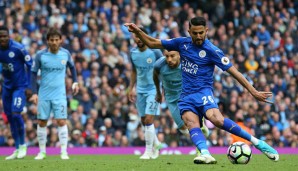 Riyad Mahrez soll sich bereits mit AS Rom über einen Wechsel einig sein