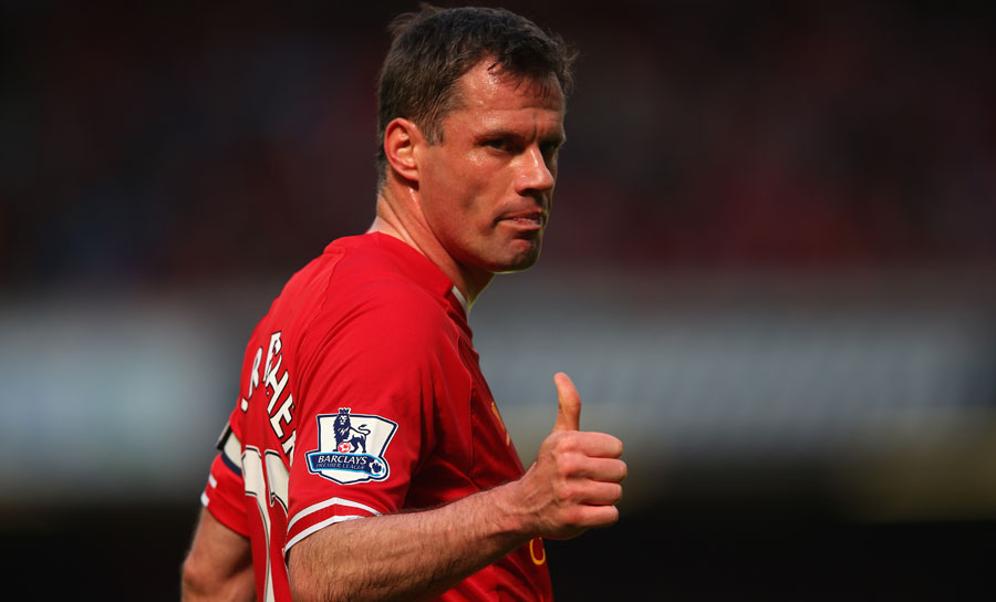 VERTEIDIGUNG: Auch Jamie Carragher ist ein Mann von Treue. 17 Jahre lang spielte er für den FC Liverpool und beendete dort auch seine Laufbahn als Profifußballer. 2005 gewann er mit den Reds die Champions League