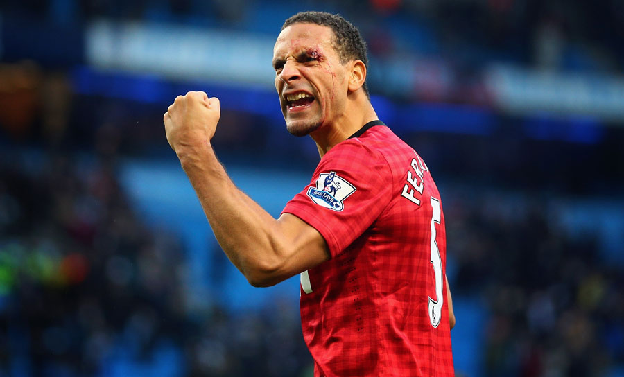 VERTEIDIGUNG: Nachdem Rio Ferdinand zwölf Jahre lang für die Red Devils tätig war, stand er noch eine Saison in der Championship bei den Queen Park Rangers unter Vertrag, ehe er seine Karriere an den Nagel hing