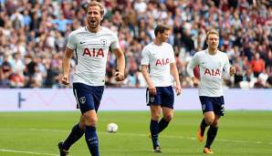 Harry Kane stellte auch gegen Huddersfield mit einem Doppelpack seine Torjägerqualitäten unter Beweis