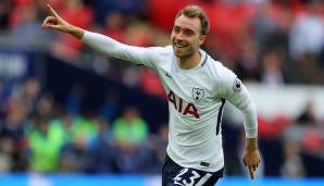 Rang 10: Christian Eriksen (Tottenam Hotspur) - 50 Mio. Euro (+ 10 Mio.)