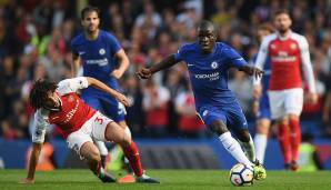 Rang 10: N'Golo Kante (FC Chelsea) - 50 Mio. Euro (+ 10 Mio.)