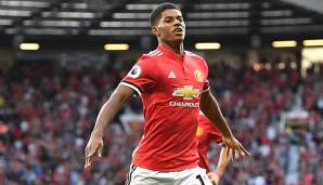 Marcus Rashford im Trikot von Manchester United