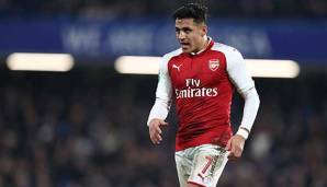 Alexis Sanchez wurde im Arsenal-Training wohl degradiert.