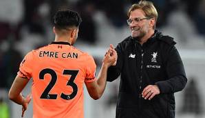 Jürgen Klopp ist in Liverpool Trainer von Emre Can.