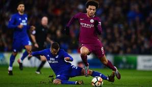 Sane wurde im FA Cup hart getroffen.