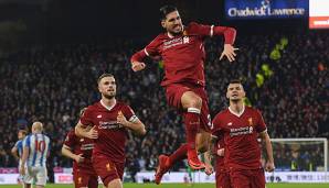 Emre Can bejubelt sein Tor gegen Huddersfield Town.