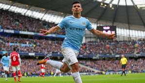 Platz 3: Sergio Agüero (147 Spiele)