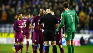 Manchester City blamierte sich im FA Cup gegen den Drittligisten Wigan Athletic.