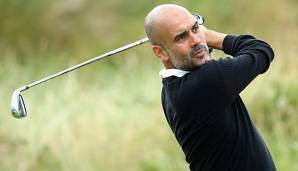 Pep Guardiola spielt lieber Golf, statt sich United anzusehen.