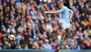 Auch Kevin De Bruyne durfte sich gegen Swansea als Torschütze feiern lassen.