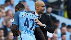 Nicht immer beste Freunde: Yaya Toure und Pep Guardiola.