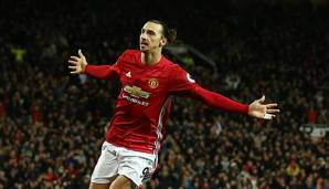 Zlatan Ibrahimovic spielte von 2016 bis 2018 bei Manchester United.