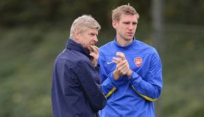 Per Mertesacker spielte von 2011 bis 2018 unter Trainer Arsene Wenger beim FC Arsenal.