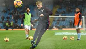 Kevin De Bruyne kehrt nach seiner Knieverletzung ins Training von Manchester City zurück.