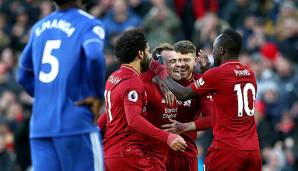 Xerdan Shaqiri traf zum vorentscheidenden 3:1 für die Reds im Spiel gegen Cardiff City.