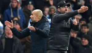 Jürgen Klopps FC Liverpool verlor im Duell mit Trainer-Kollege Pep Guardiola und Manchester City.