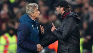 Jürgen Klopp und Manuel Pellegrini lieferten sich nach dem Remis zwischen West Ham und Liverpool ein Wortgefecht.