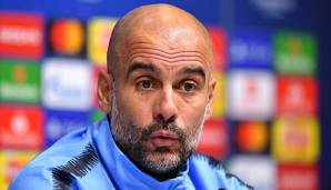 Pep Guardiola wütet gegen eine Frage eines Reporters auf der Pressekonferenz nach dem FA-Cup-Finale.