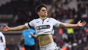 Daniel James kam bei 33 Einsätzen in der vergangenen Saison auf 13 Torbeteiligungen für Swansea in der Liga.