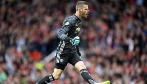 Platz 1: David de Gea (Manchester United) - rund 21,7 Millionen Euro im Jahr.