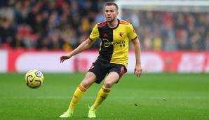 Platz 30: Tom Cleverley (Watford) - 31,17 km/h Top-Speed